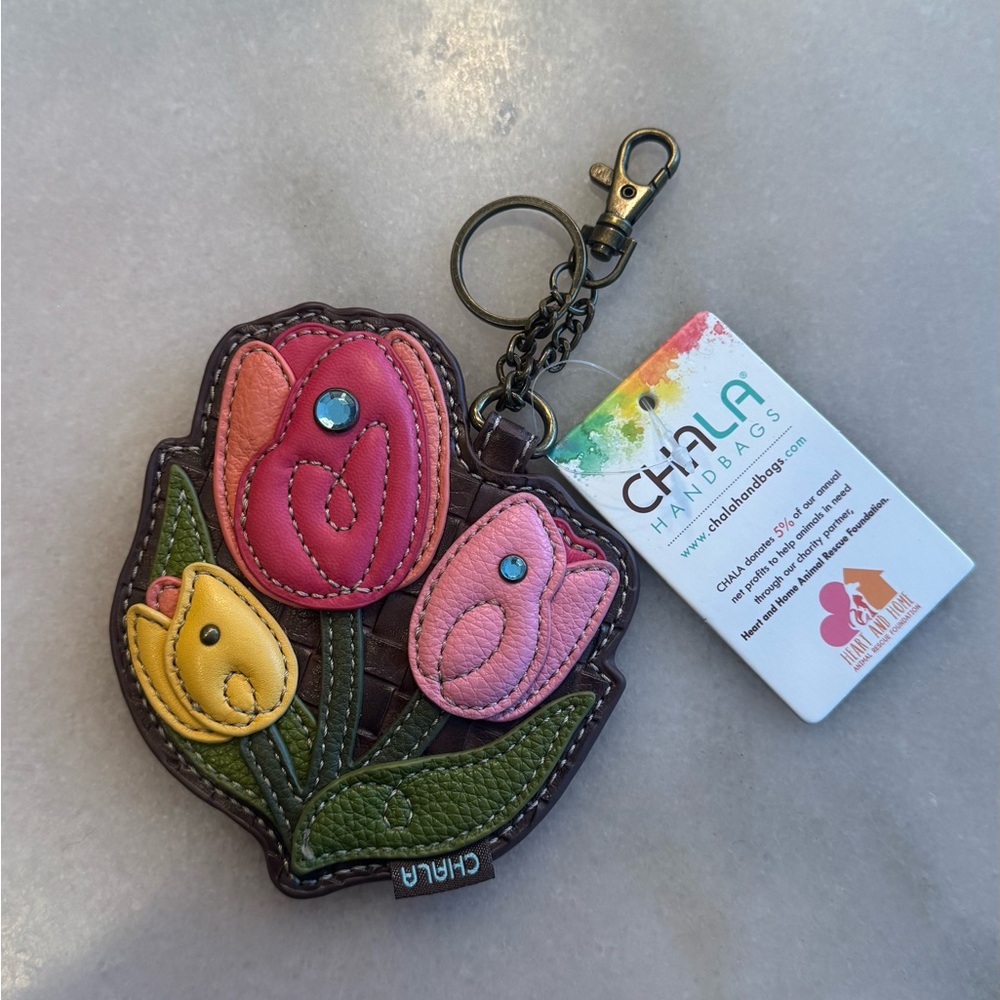 Chala Vegan Leather Bag Charm Keychain
